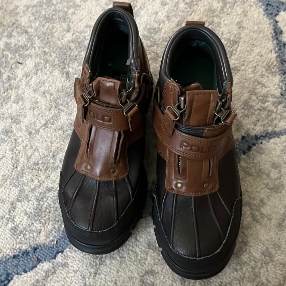 Polo size 7 leather walking boots